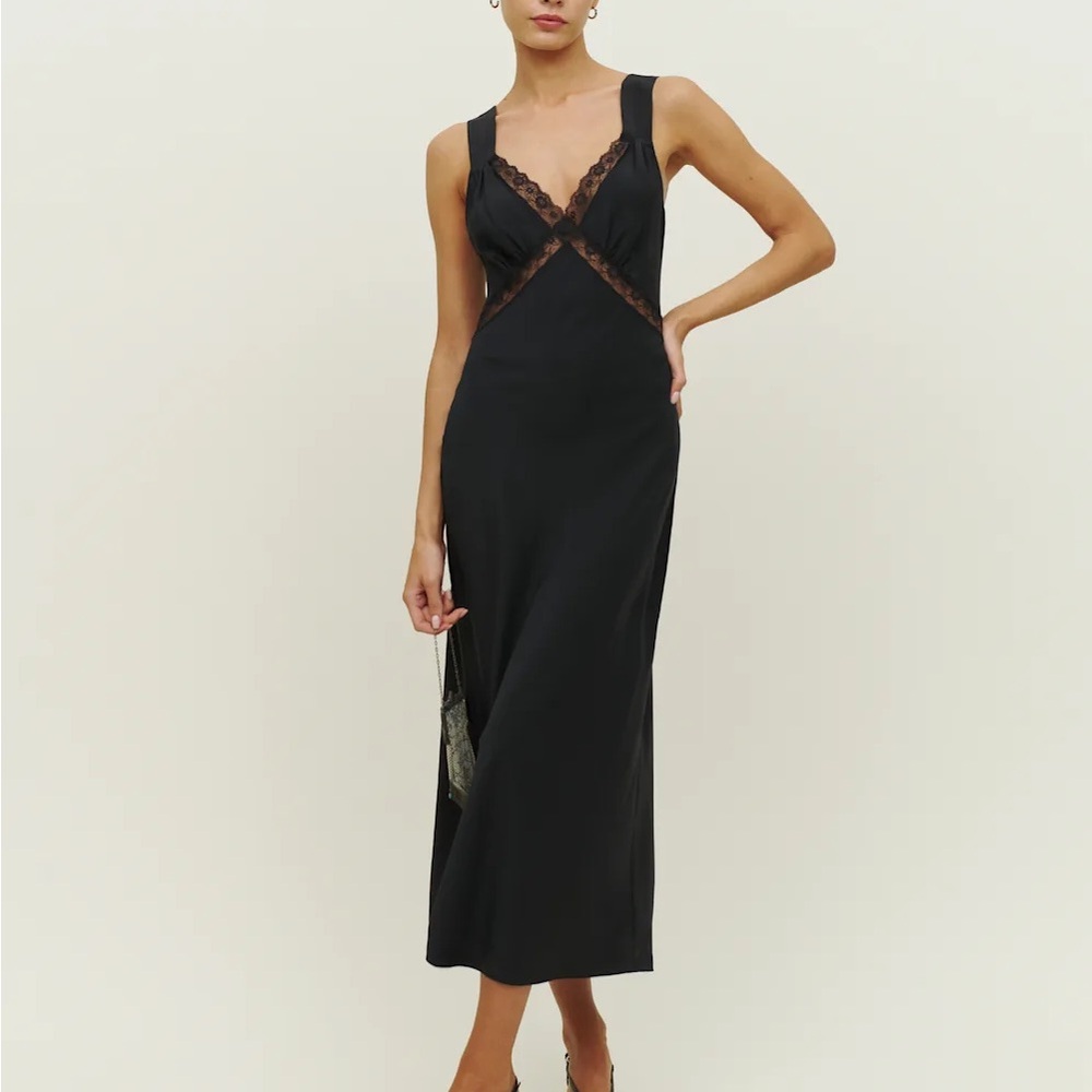 Reformation Provence Silk Dress